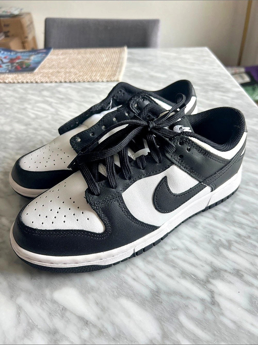 Nike Dunk Low Black & White Sneakers US 8
